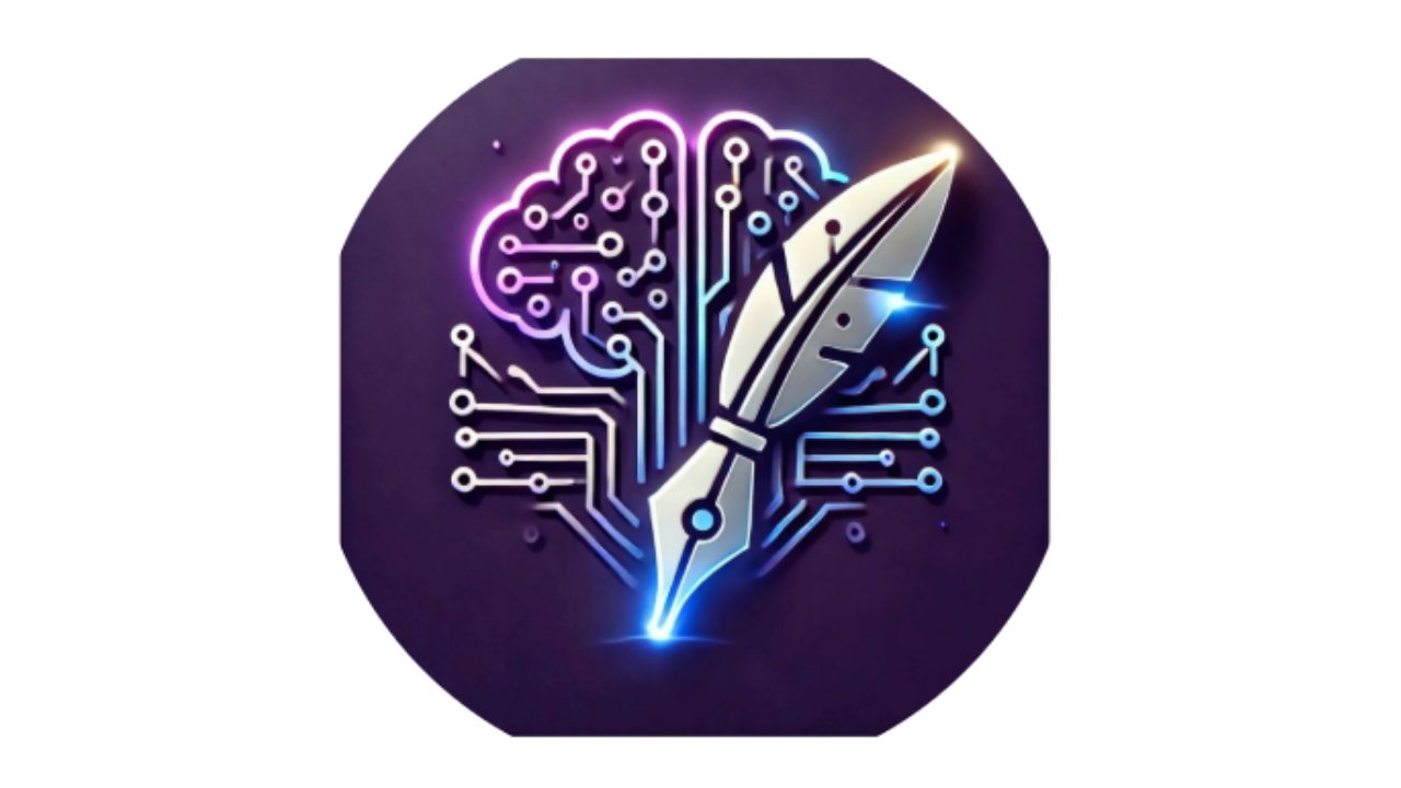 Writing Quill with Brain and Circuit board for AI